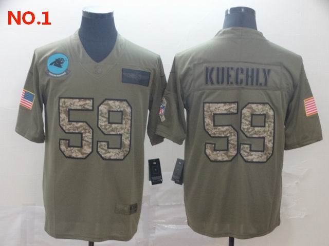 Men's Men's Carolina Panthers #59 Luke Kuechly Jerseys-8